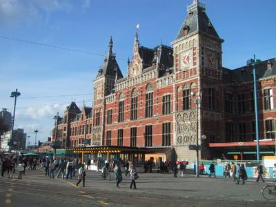 Centraal Station: What a great piece of architecture! I couldn`t believe I was standing in Amsterdam.