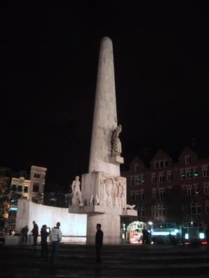 Amsterdam had no shortage of phallic symbols including the National Monument at Dam Square.