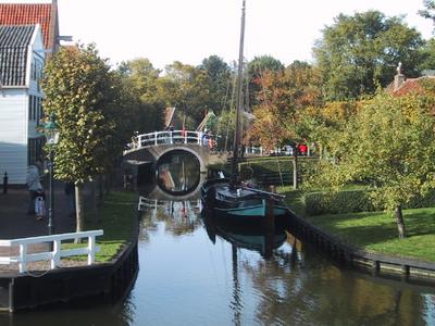 The tiny resort town of Enkhuisen had its share of lovely canals and private boats and barges