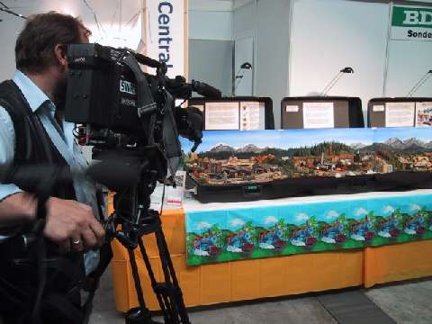 Regional TV network 3 shoot scenes of the VEC for future
show