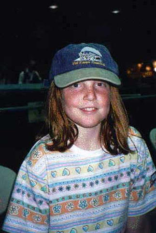 My niece, Samanth, proudly models the VEC baseball cap!