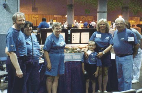 NTS1999-crew, L->R Me, Marthe, my mother, my nephew, my sister and my father