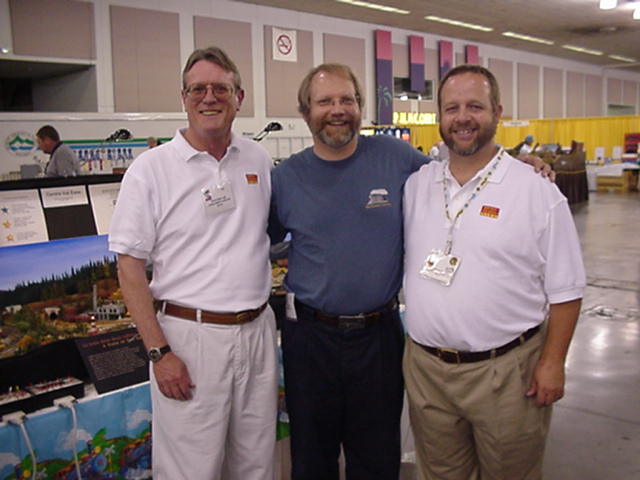 George Menzie and Ron  from Micro-Trains Line stopped by to share the joy of victory!