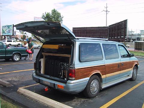 The Sutfin van is loaded and we're off to the National Train Show.