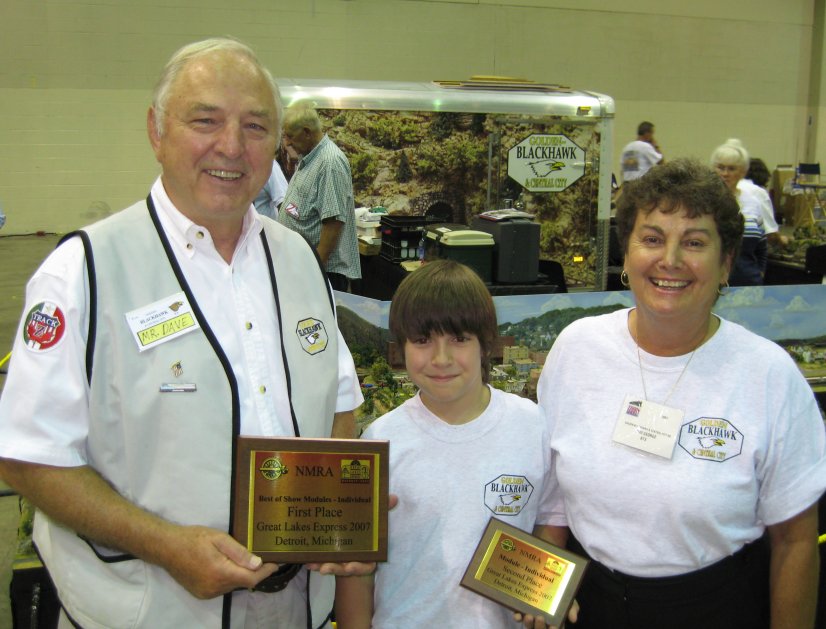 David George, Tristan Horton and Judi George.