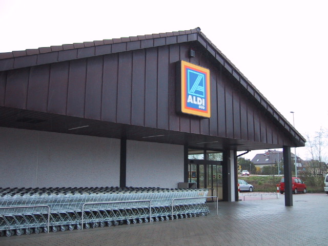 We stopped on route at the local Aldi supermarket.