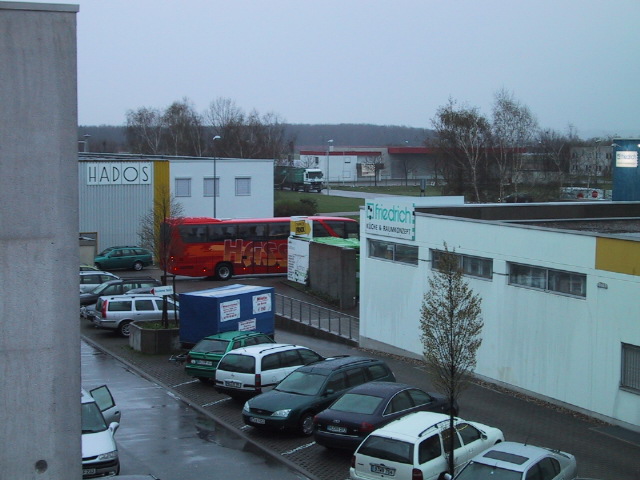 Our carriage awaits...the bus to Sinsheim.