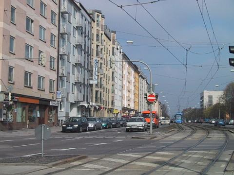 Our hotel on Dachaustrasse.