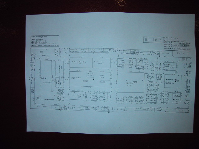 The floor plan for Faszination Modellbau.