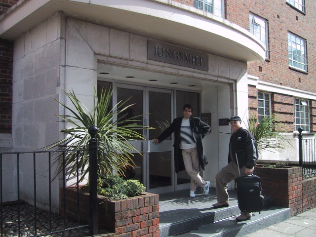 J-P's flat in Regent's Park was a welcome sight for weary travellers.