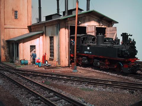 Gorgeous custom-built locomotive.