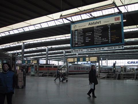 The hustle and bustle of a major intercity station